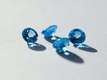Small blue diamonds