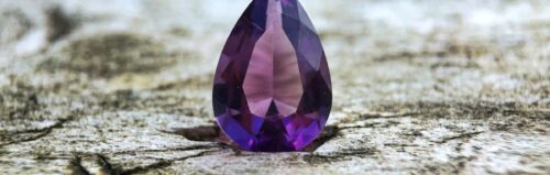 Purple Pear diamond