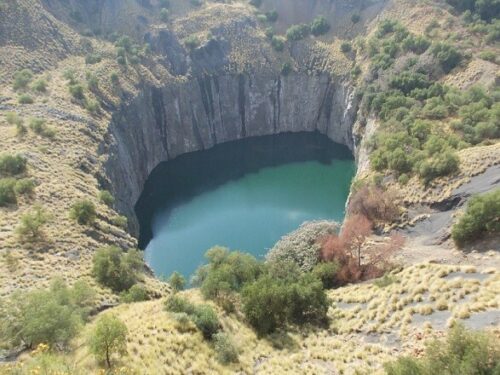 Die ehemalige Big Hole Diamantenmine