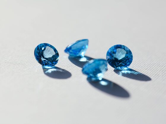 Fancy blue coloured diamonds